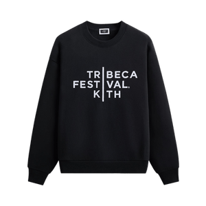 Kith For Tribeca Festival Logo Lockup Nelson Crewneck 'Black'