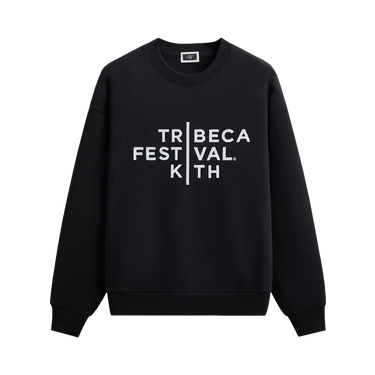 Kith For Tribeca Festival Logo Lockup Nelson Crewneck 'Black'