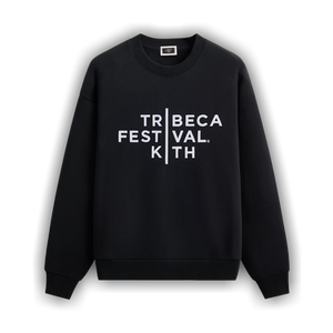 Kith For Tribeca Festival Logo Lockup Nelson Crewneck 'Black'