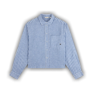 Aimé Leon Dore Striped Linen Casual Shirt 'Soft Chambray'