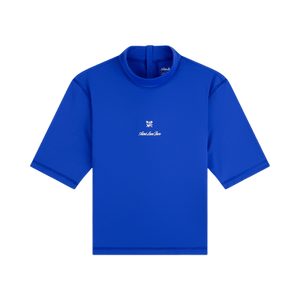 Aimé Leon Dore Short Sleeve Crest Rash Guard 'Amparo Blue'