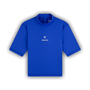 Aimé Leon Dore Short Sleeve Crest Rash Guard 'Amparo Blue'