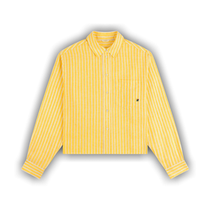 Aimé Leon Dore Striped Linen Casual Shirt 'Snapdragon'