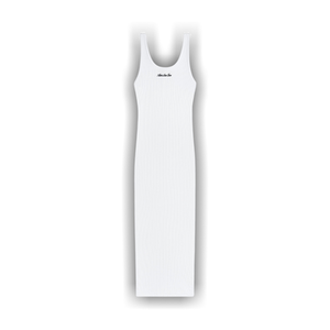 Aimé Leon Dore Embroidered Logo Tank Dress 'Bright White'