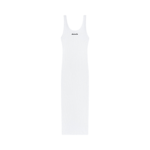 Aimé Leon Dore Embroidered Logo Tank Dress 'Bright White'