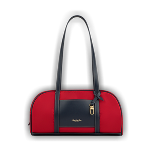 Aimé Leon Dore Mini Duffle Shoulder Bag 'Poppy Red/Navy Blazer'