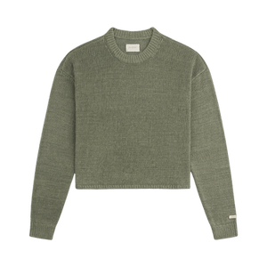 Aimé Leon Dore Linen Knit Crewneck Sweater 'Laurel Oak'