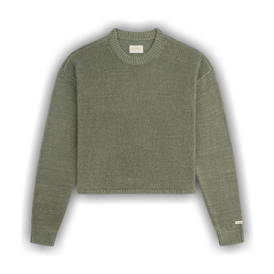 Aimé Leon Dore Linen Knit Crewneck Sweater 'Laurel Oak'