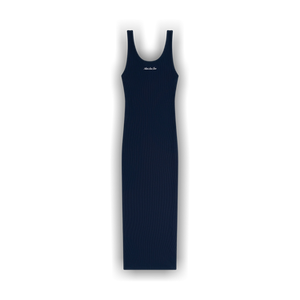 Aimé Leon Dore Embroidered Logo Tank Dress 'Navy Blazer'