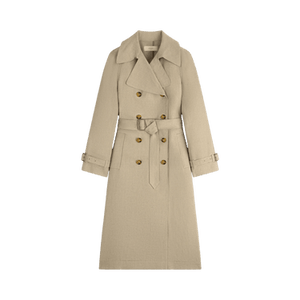 Aimé Leon Dore Linen Trench Coat 'Natural'
