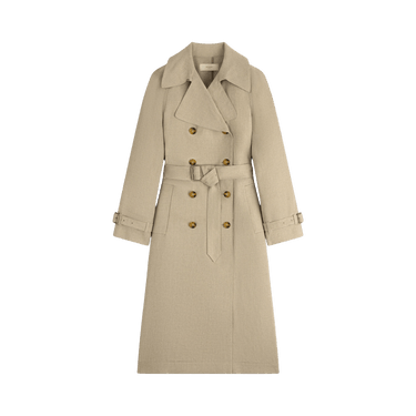 Aimé Leon Dore Linen Trench Coat 'Natural'