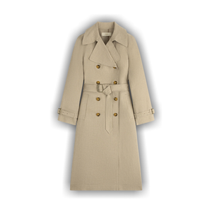 Aimé Leon Dore Linen Trench Coat 'Natural'