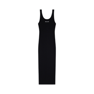 Aimé Leon Dore Embroidered Logo Tank Dress 'Jet Black'