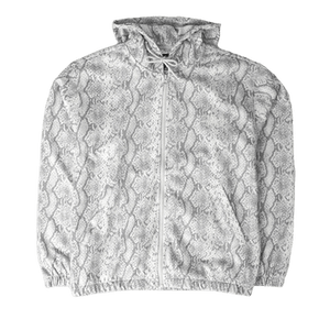 Stussy Athletic Mesh Zip Hoodie 'Snake'
