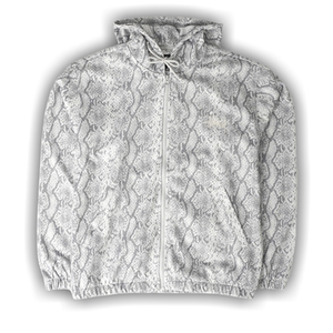 Stussy Athletic Mesh Zip Hoodie 'Snake'