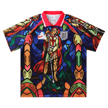 Palace x Nike England Dri-Fit Football Jersey 'Bright Crimson'