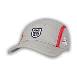 Palace x Nike England Unstructured Cap 'Pewter Grey/Cool Grey/Bright Crimson'