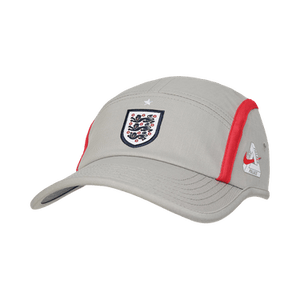 Palace x Nike England Unstructured Cap 'Pewter Grey/Cool Grey/Bright Crimson'