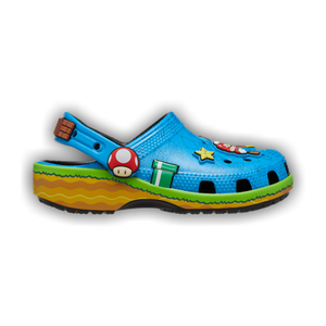 Super Mario x Crocs Classic Clog Toddler 'Blue Multi'