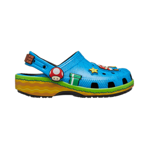 Super Mario x Crocs Classic Clog Toddler 'Blue Multi'