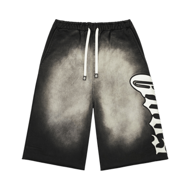 Godspeed OG Logo 3QTR Shorts 'Black Wash'