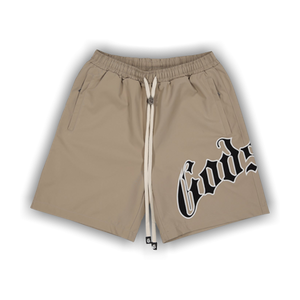Godspeed OG Logo Nylon Shorts 'Sand'