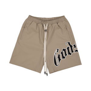 Godspeed OG Logo Nylon Shorts 'Sand'