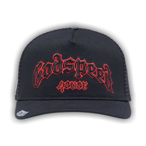 Godspeed Forever Trucker Hat 'Black/Red'