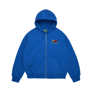 Denim Tears Pan African Zip Hoodie 'Blue'