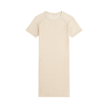 Aimé Leon Dore Open Mesh Mini Dress 'Pristine'