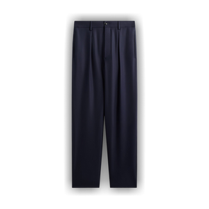 Kith &Kin x Giorgio Armani Flat Front Trouser 'Blue / Navy'