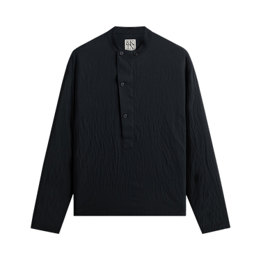 Kith &Kin Wrinkle Cupro Leven Shirt 'Black'