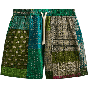 Kith &Kin Tal Patchwork Short 'Green/Multicolor'