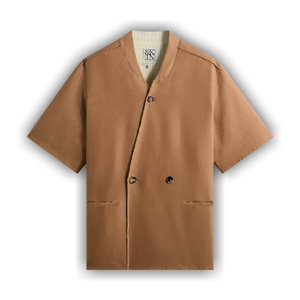 Kith &Kin Linen Viscose Twill Mathis Shirt 'Strand'