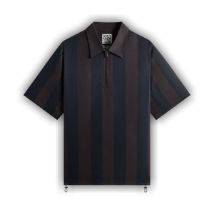 Kith &Kin Montis Quarter Zip Faille Shirt 'Cosmos'