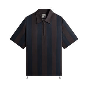 Kith &Kin Montis Quarter Zip Faille Shirt 'Cosmos'