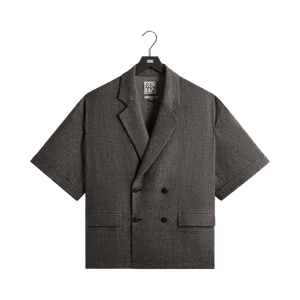 Kith &Kin Textured Linen Ito Blazer 'Black Melange'