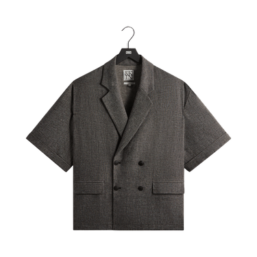 Kith &Kin Textured Linen Ito Blazer 'Black Melange'