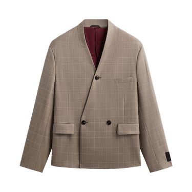 Kith &Kin x Giorgio Armani Single Breasted Collarless Jacket 'Dark Ash'