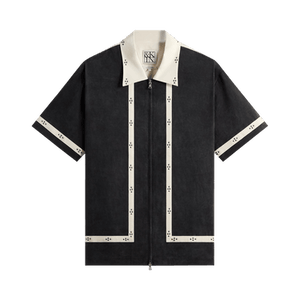 Kith &Kin Cupro Linen Amir Shirt 'Black'