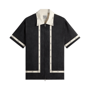 Kith &Kin Cupro Linen Amir Shirt 'Black'