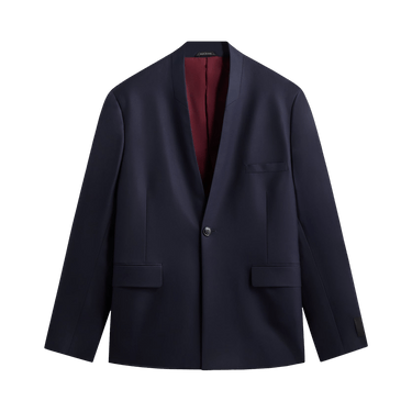 Kith &Kin x Giorgio Armani Cropped Collarless Jacket 'Blue/Navy'