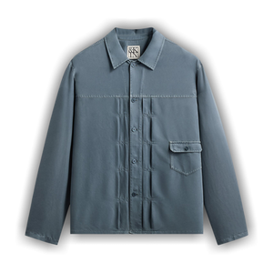 Kith &Kin Garment Dyed Silk Collared Yardley Shirt 'Ovation'