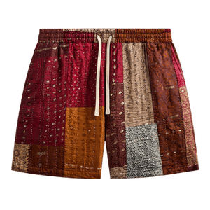 Kith &Kin Tal Patchwork Short 'Brown/Multicolor'