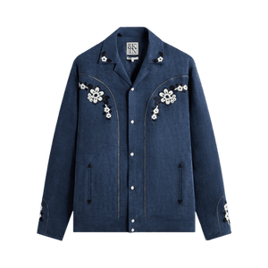 Kith &Kin Cupro Linen Wally Shirt 'Nocturnal'