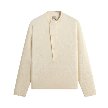 Kith &Kin Wrinkle Cupro Leven Shirt 'Sandrift'