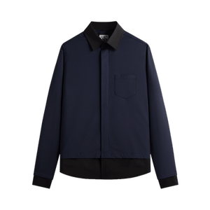 Kith &Kin Tropical Wool Nico Shirt 'Nocturnal'