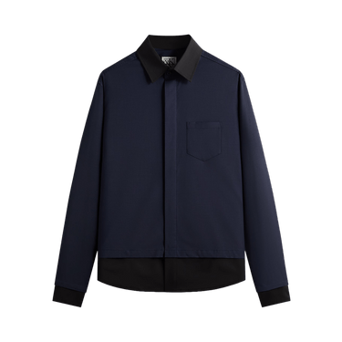 Kith &Kin Tropical Wool Nico Shirt 'Nocturnal'