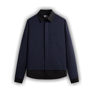 Kith &Kin Tropical Wool Nico Shirt 'Nocturnal'