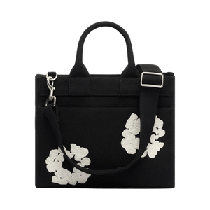 Denim Tears Cotton Wreath Canvas Tote Bag Small 'Black/White'